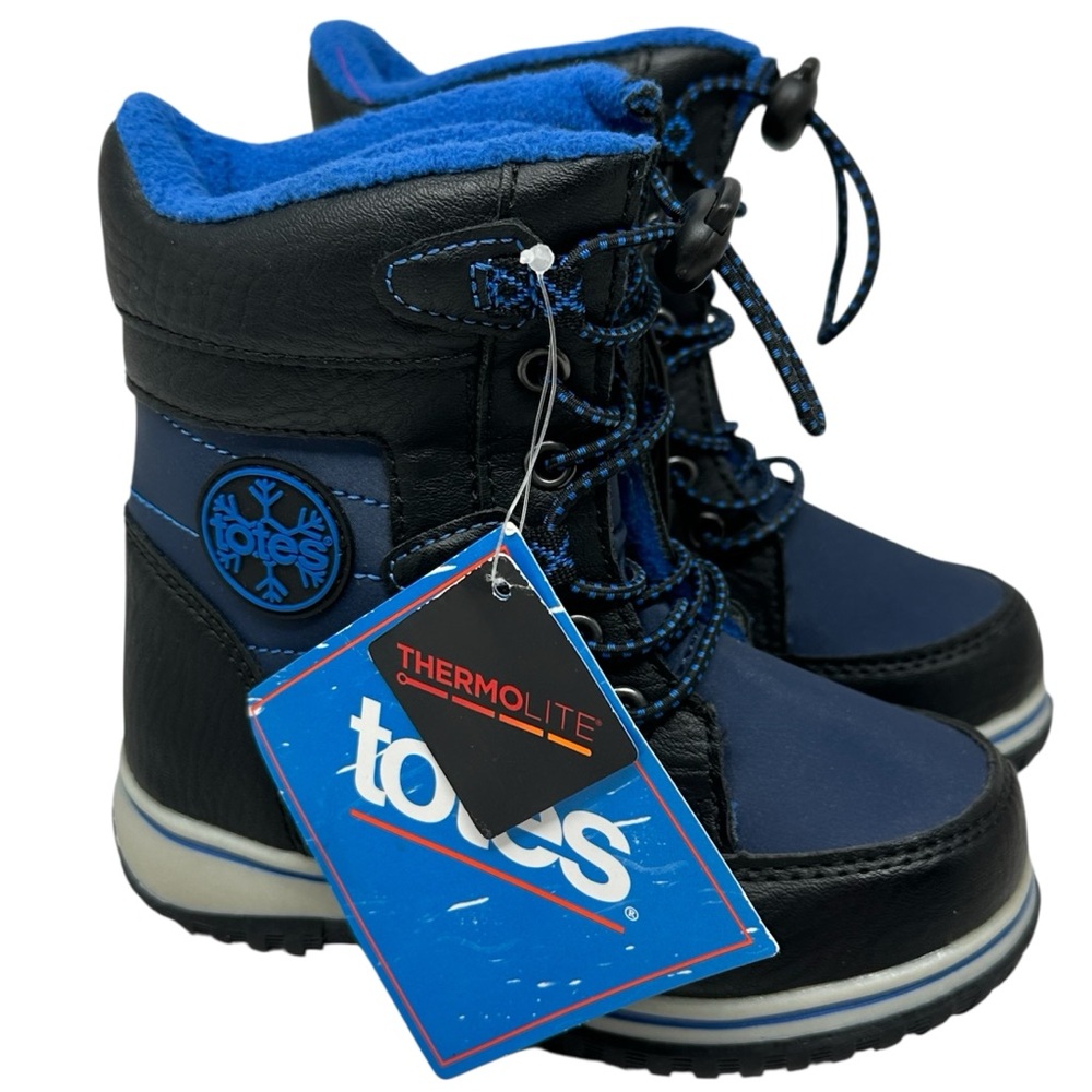 Totes Little Boys 9 Beaver Waterproof Insulated Winter Boots